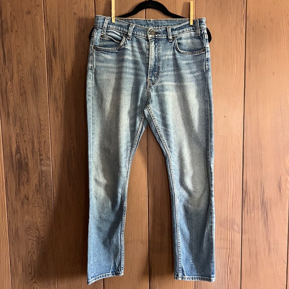 Levi's 505c orange tab jeans. Faded 'blue cheer' wash. size 30
